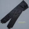 19.5" Long Shiny Stretch Satin Dress Gloves 12BL - Image 22