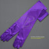 19.5" Long Shiny Stretch Satin Dress Gloves 12BL - Image 19