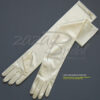 19.5" Long Shiny Stretch Satin Dress Gloves 12BL - Image 17