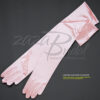 19.5" Long Shiny Stretch Satin Dress Gloves 12BL - Image 12