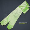 19.5" Long Shiny Stretch Satin Dress Gloves 12BL - Image 10