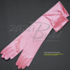 19.5" Long Shiny Stretch Satin Dress Gloves 12BL - Image 7