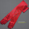 19.5" Long Shiny Stretch Satin Dress Gloves 12BL - Image 34