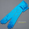 19.5" Long Shiny Stretch Satin Dress Gloves 12BL