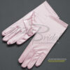 Shiny Stretch Satin Dress Gloves 2BL - Wrist Length - Image 17