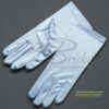Shiny Stretch Satin Dress Gloves 2BL - Wrist Length - Image 19