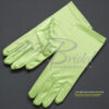 Shiny Stretch Satin Dress Gloves 2BL - Wrist Length - Image 14