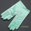 Shiny Stretch Satin Dress Gloves 2BL - Wrist Length - Image 13