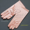 Shiny Stretch Satin Dress Gloves 2BL - Wrist Length - Image 10
