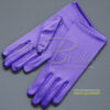 Shiny Stretch Satin Dress Gloves 2BL - Wrist Length - Image 8