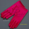 Shiny Stretch Satin Dress Gloves 2BL - Wrist Length - Image 7